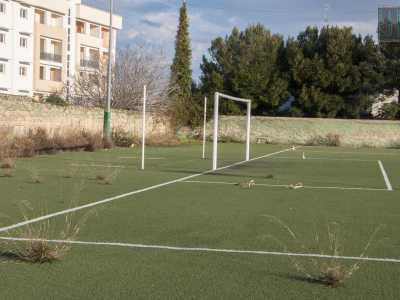 ...anche se in alcuni punti � stato squarciato dalle sterpaglie